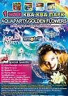 AquaParty Golden Flowers