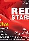 Red Stars at Royal Beach