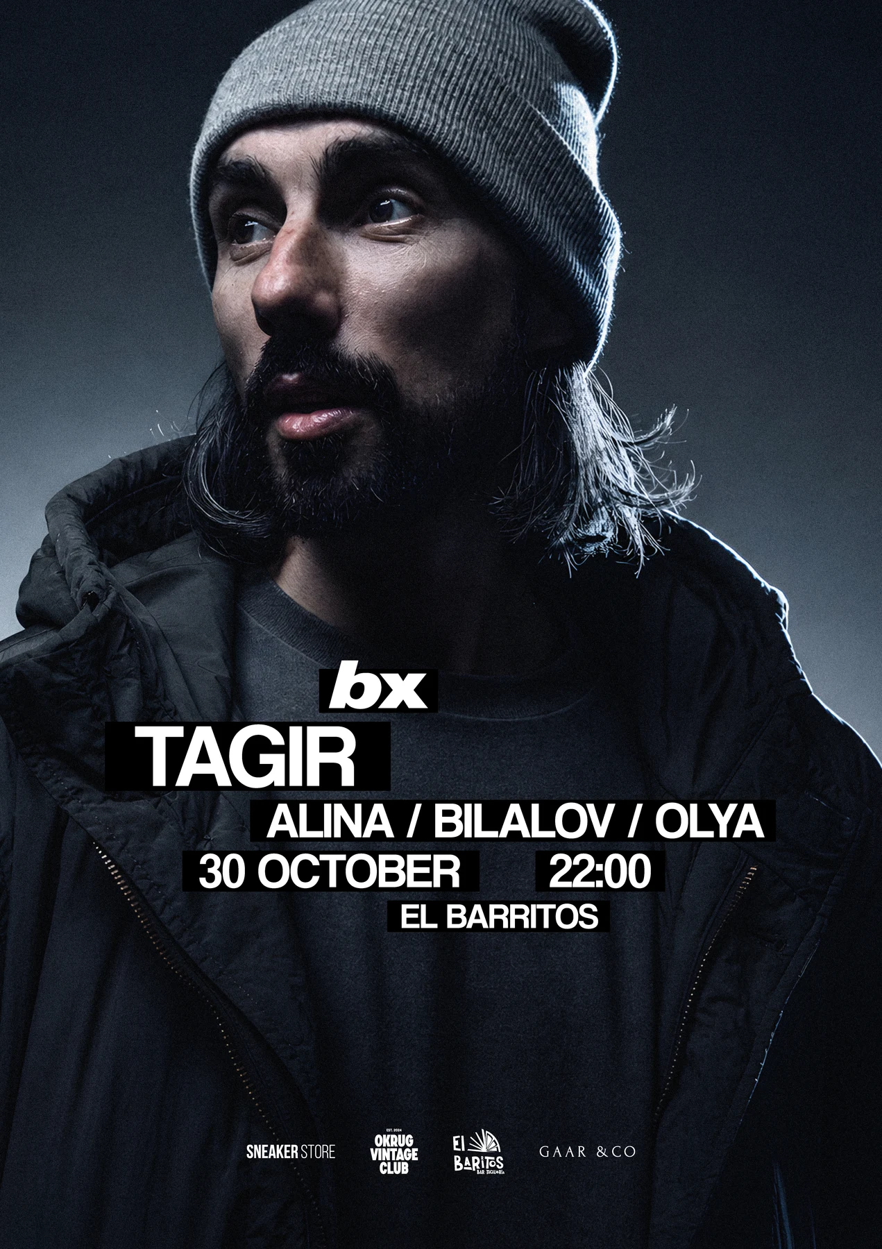 BX w/ TAGIR / бар  EL BARRITOS / 30 октября 2026 / 22:00-05:00
