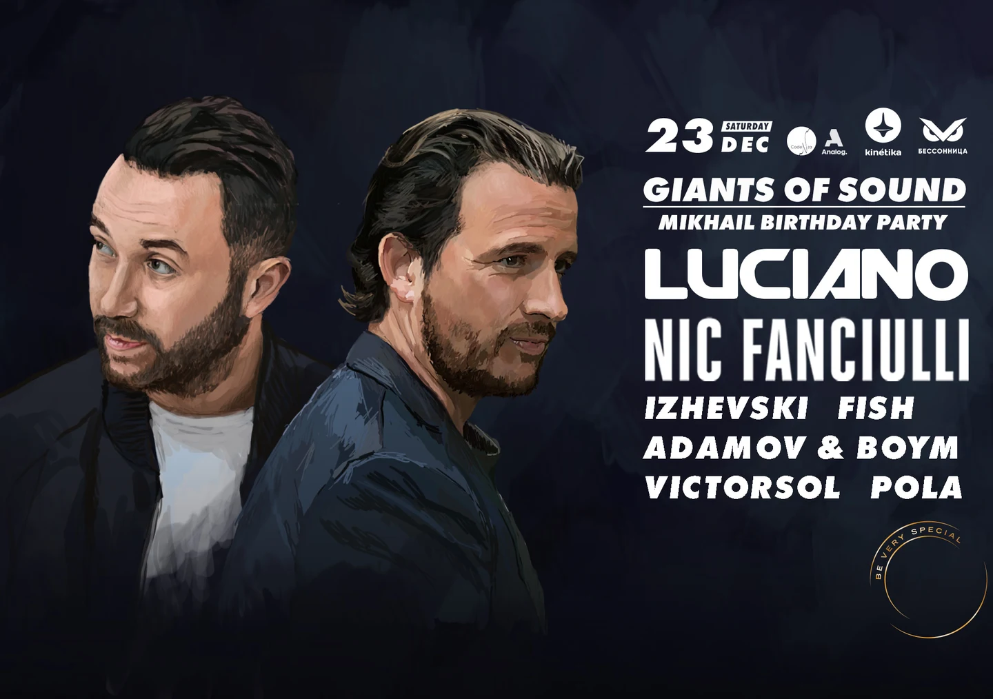 Giants of Sound w/ Luciano & Nic Fanciulli 