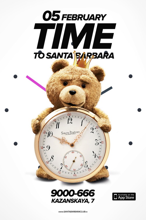 Time to Santa Barbara