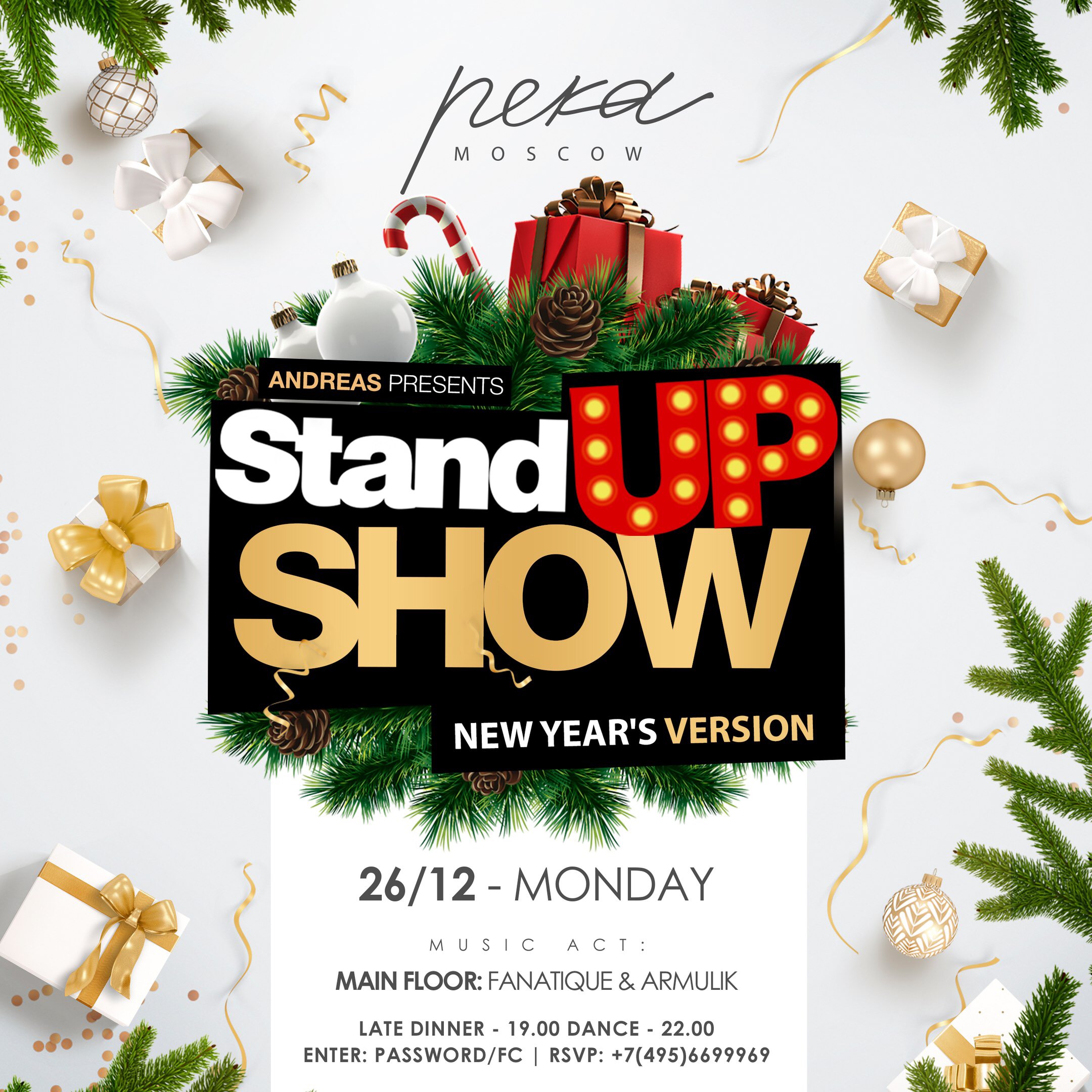 Stand up шоу в ресторане "Река"