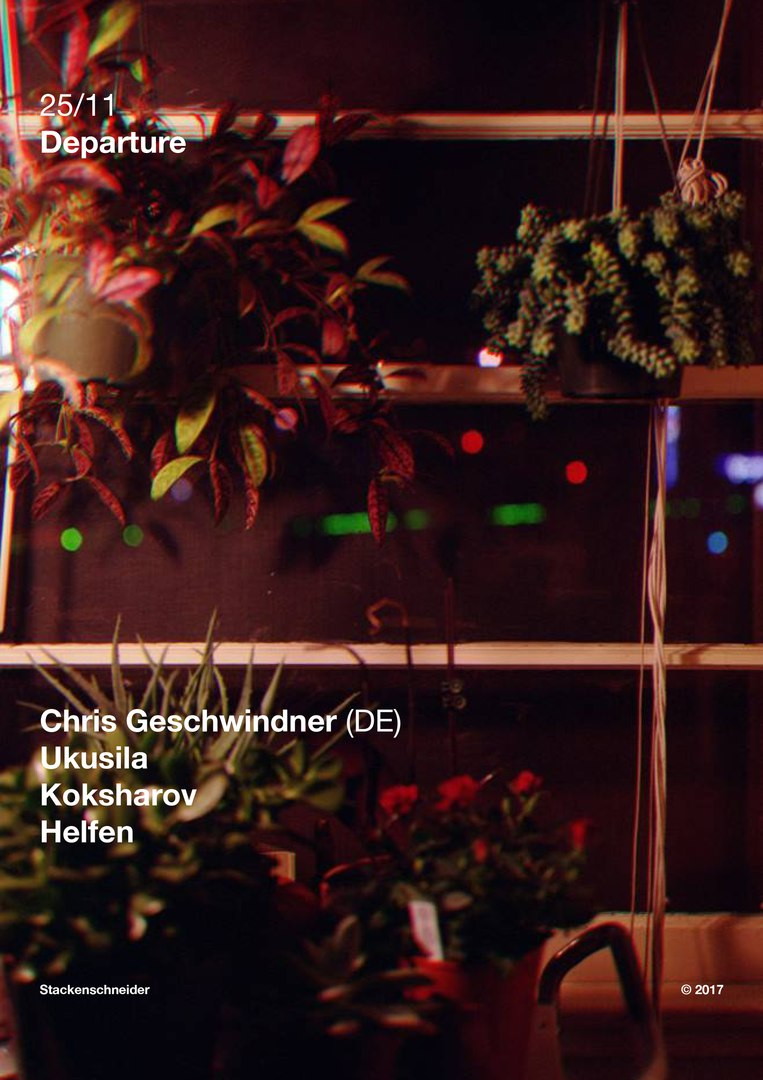 Departure @ Stackenschneider