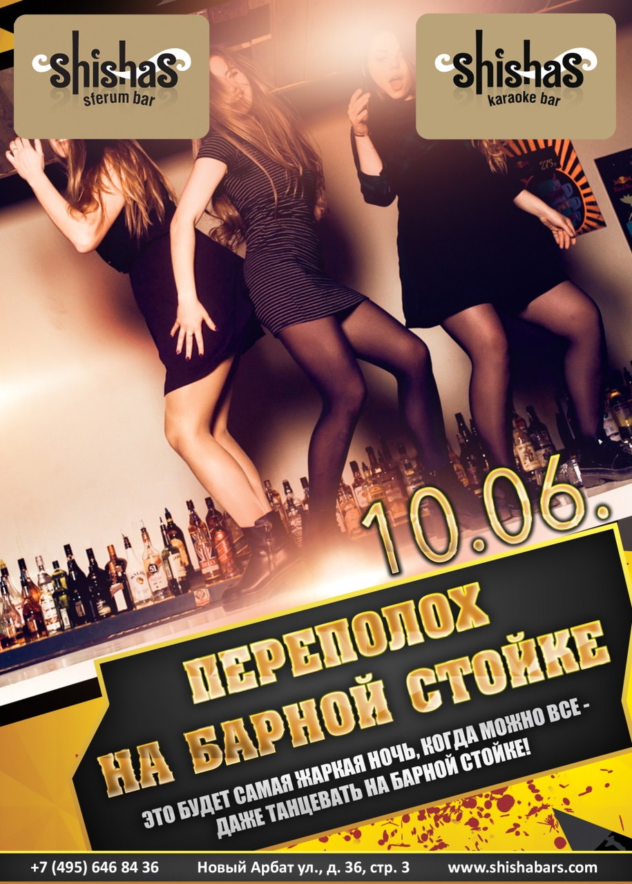 Переполох на барной стойке