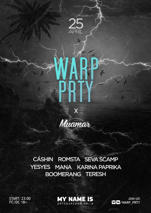 WARP x MUAMAR PRTY
