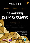 DJ NIGHT PARTY в Wunderbar. DEEP IS COMING!