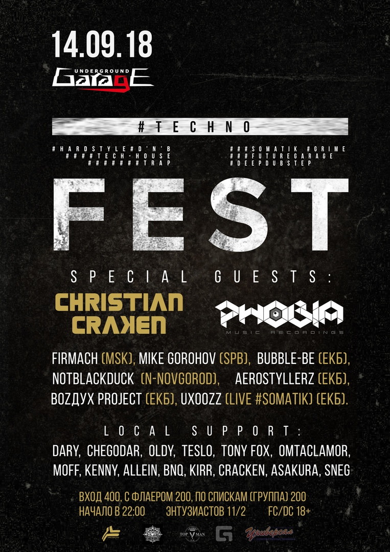 Garage Fest feat Christian Craken