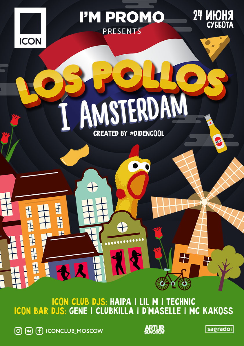 Los Pollos. I Amsterdam