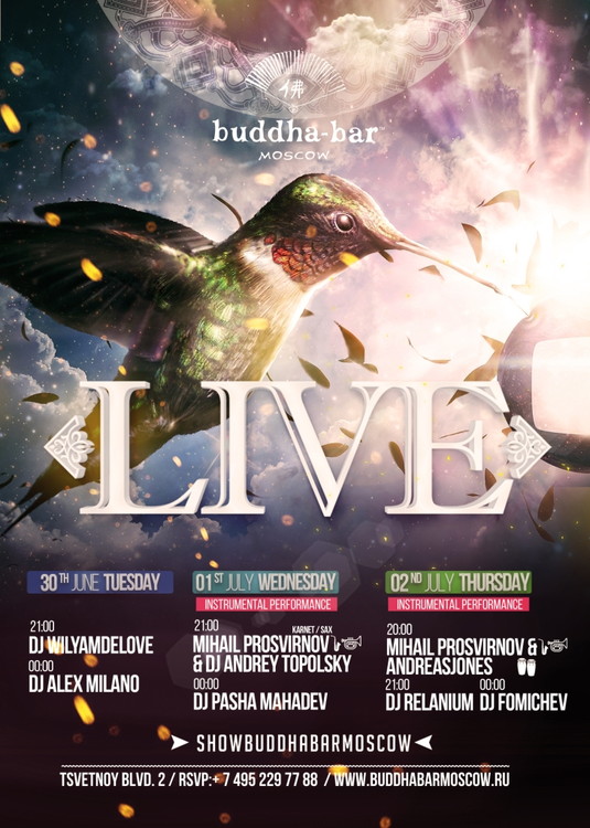 LIVE в Buddha-Bar Moscow