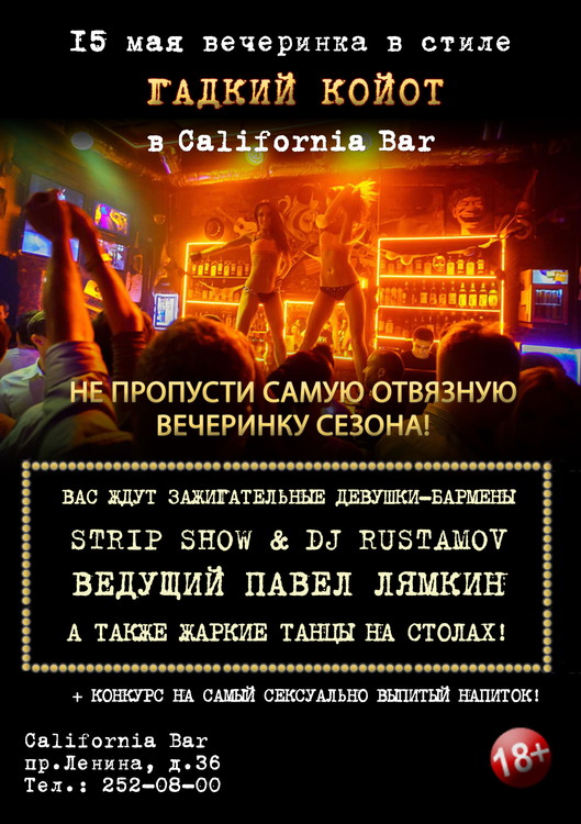 Вечеринка в стиле "Гадкий Койот"