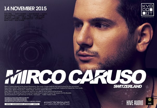 KVADRAT AFTERPARTY - MIRCO CARUSO