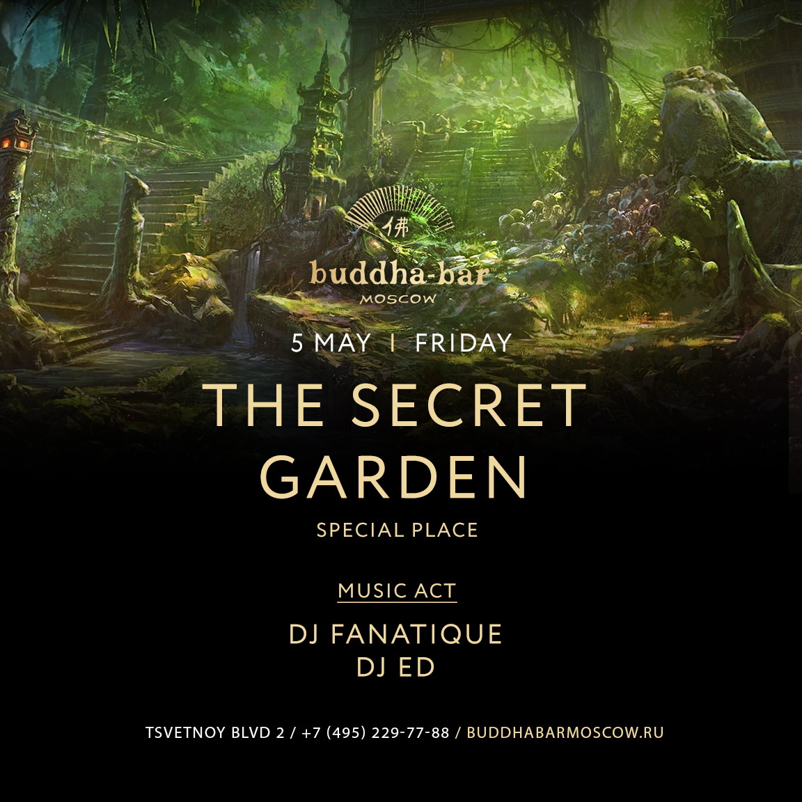 Show Buddha-Bar Moscow: «The Secret Garden»
