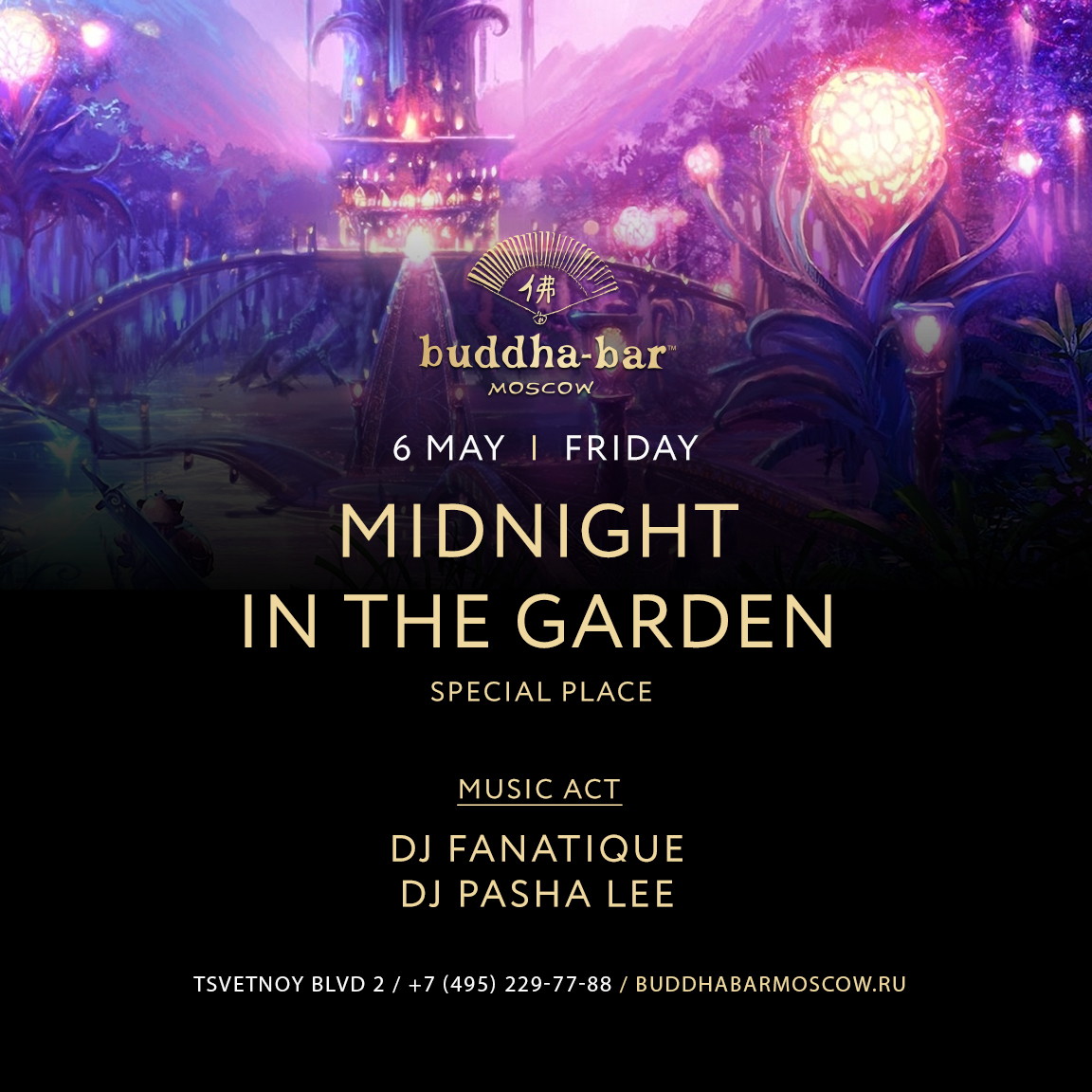 Show Buddha-Bar Moscow: «Midnight in the Garden»