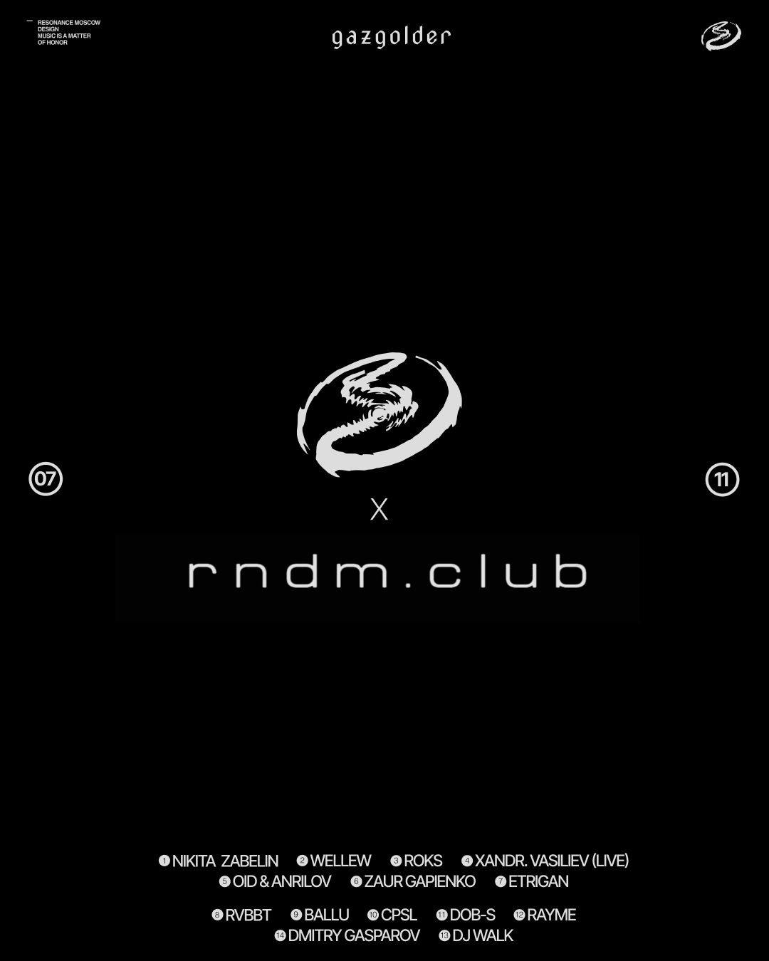 RESONANCE X RNDM в Gazgolder