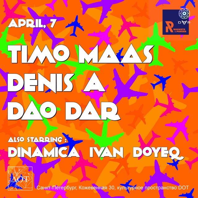 DAR pres. Rockets & Ponies w\ TIMO MAAS @ DOT