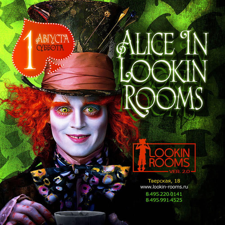 ALICE IN LOOKIN ROOMS