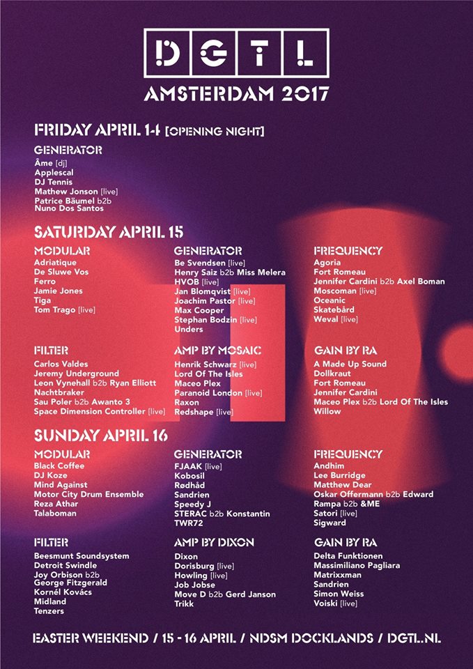 DGTL Amsterdam 2017. Day 1