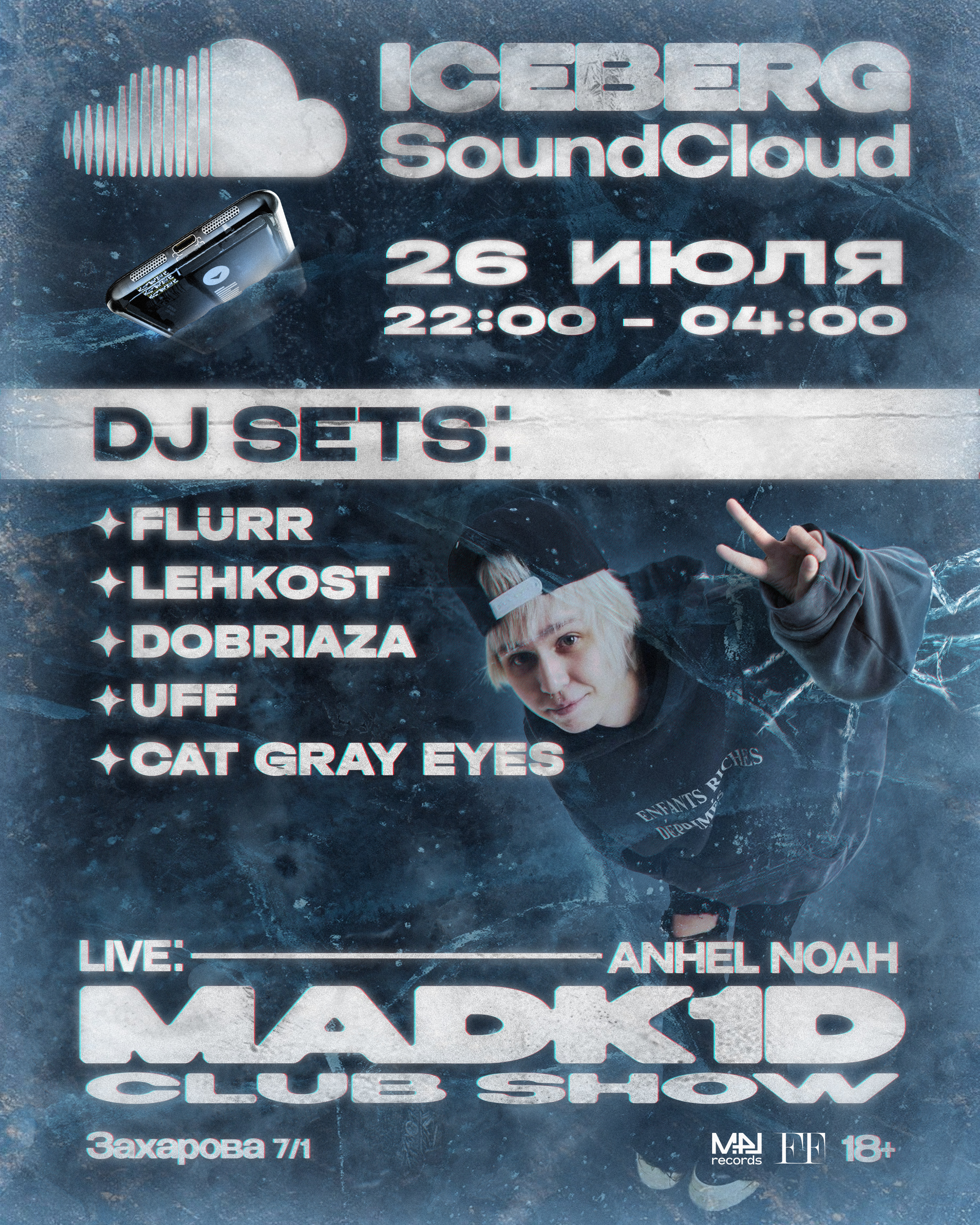 Iceberg SoundCloud + madk1d club show ❤️‍?
