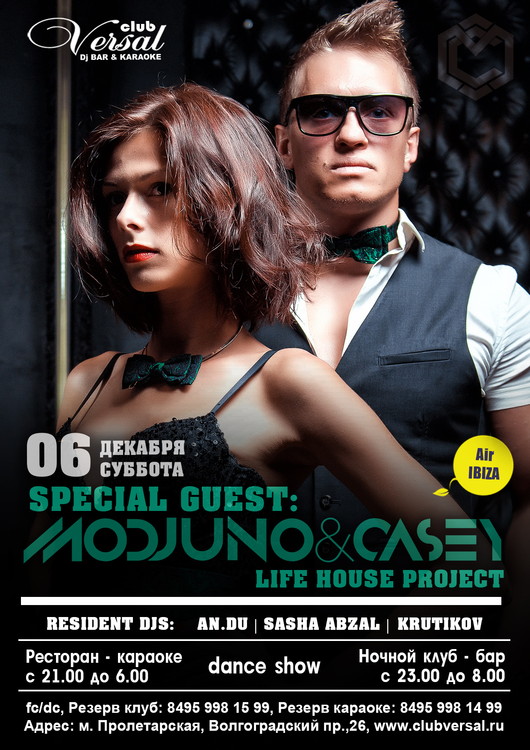 VERSAL pres.: MODJUNO & CASEY