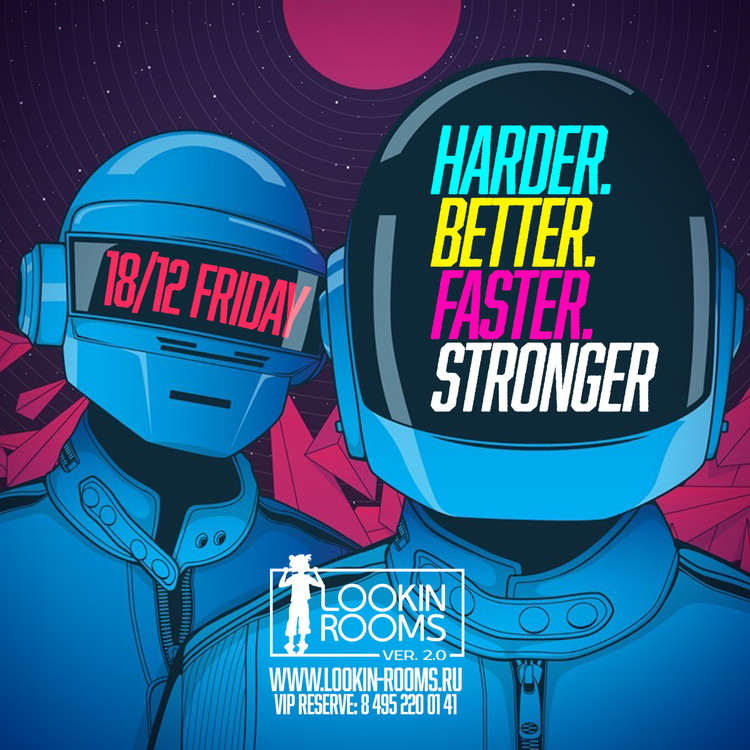 HARDER. BETTER. FASTER. STRONGER