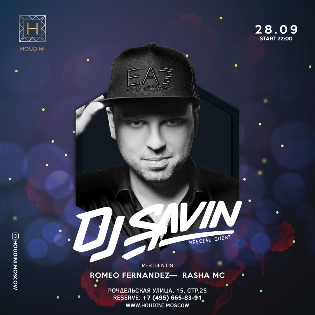 DJ SAVIN @ Houdini Restaurant & Bar