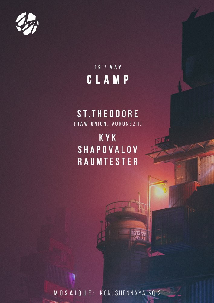 CLAMP w/ ST.THEODORE. MOSAIQUE