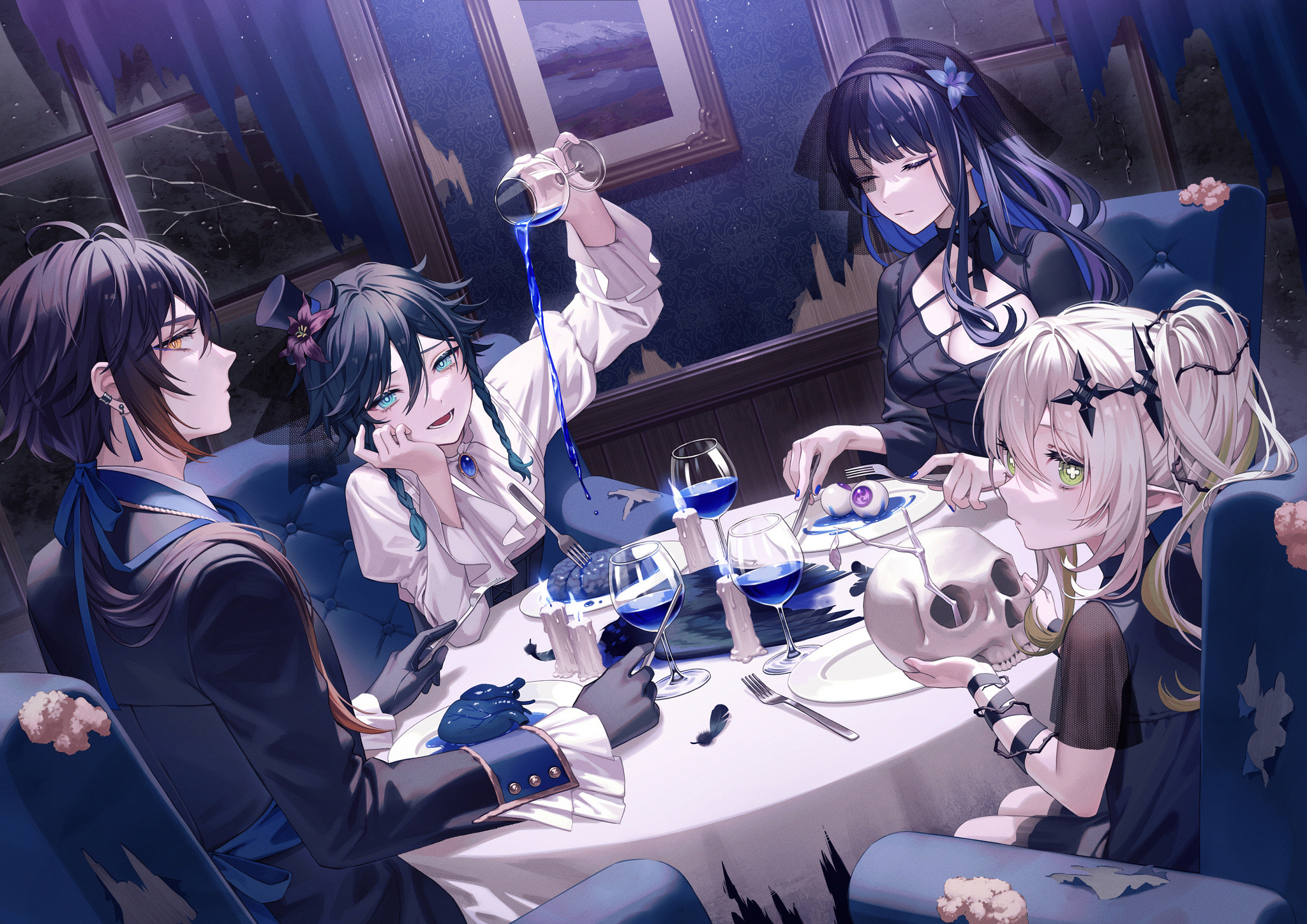 Dark Genshin Party - Ночная вечеринка