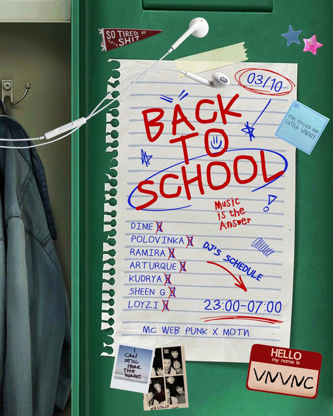 BACK TO SCHOOL _DAY_1| VNVNC | 3 ОКТЯБРЯ