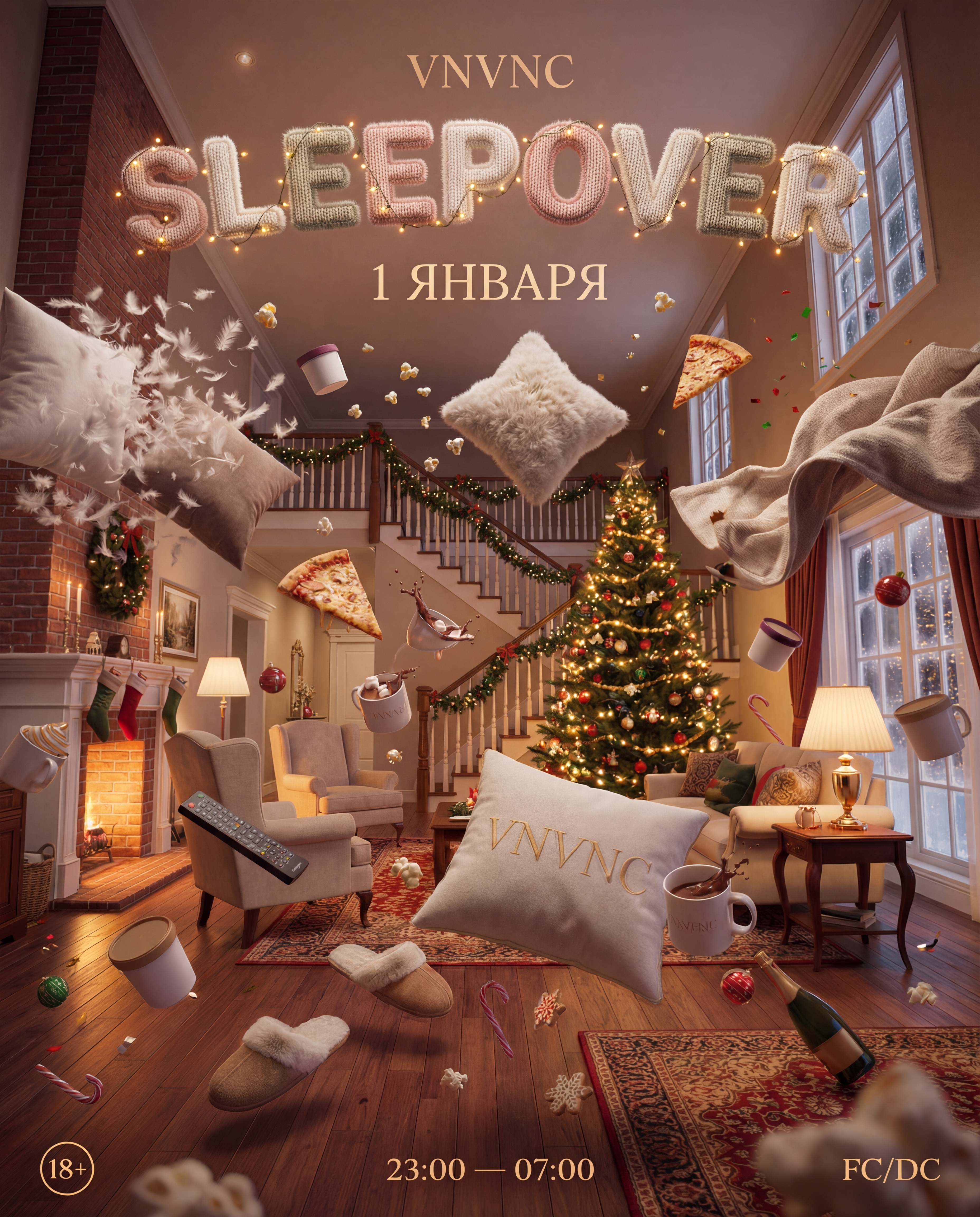 SLEEPOVER _1 | VNVNC | 1 ЯНВАРЯ