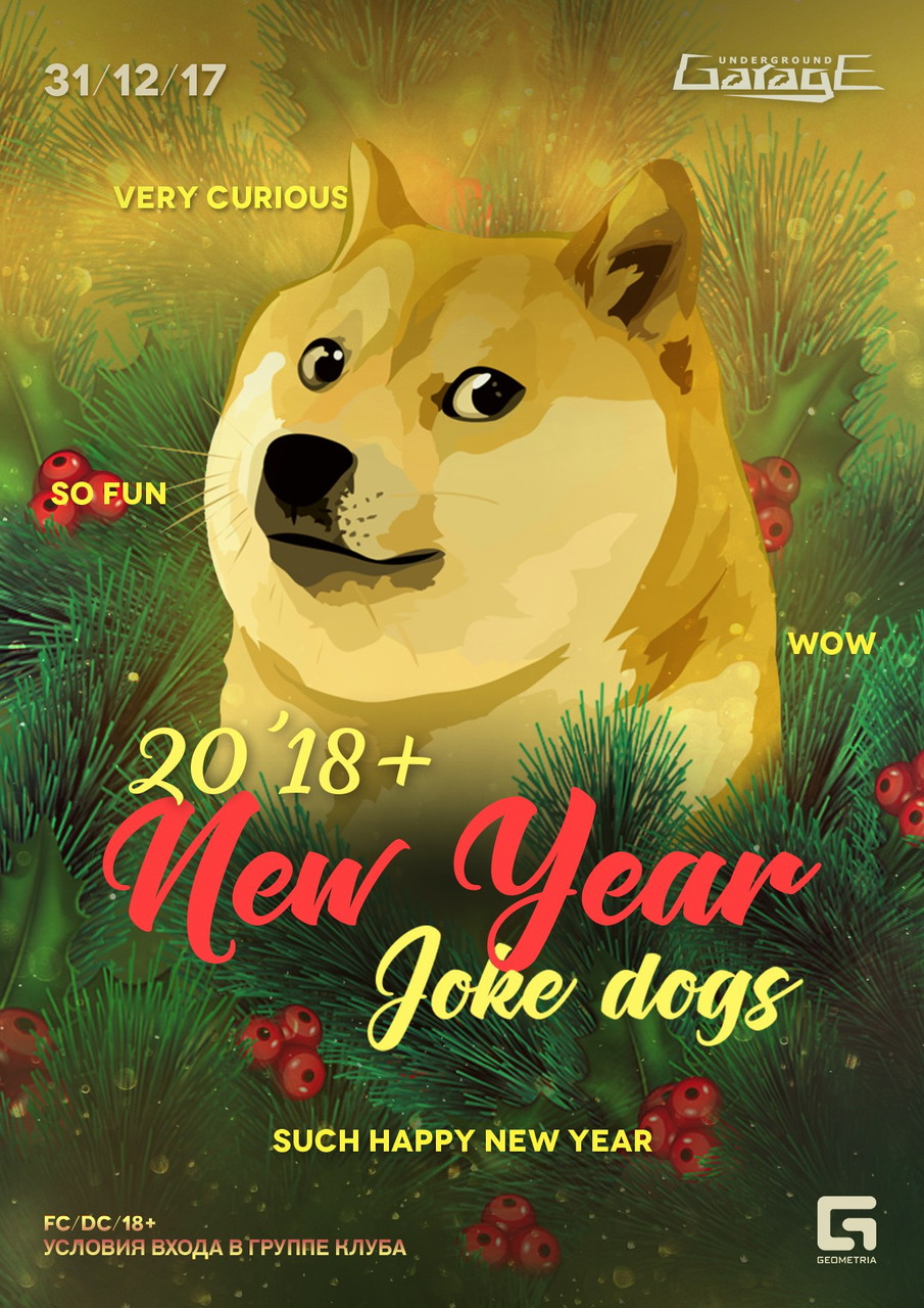 NEW YEAR 20'18+ JOKE DOGS