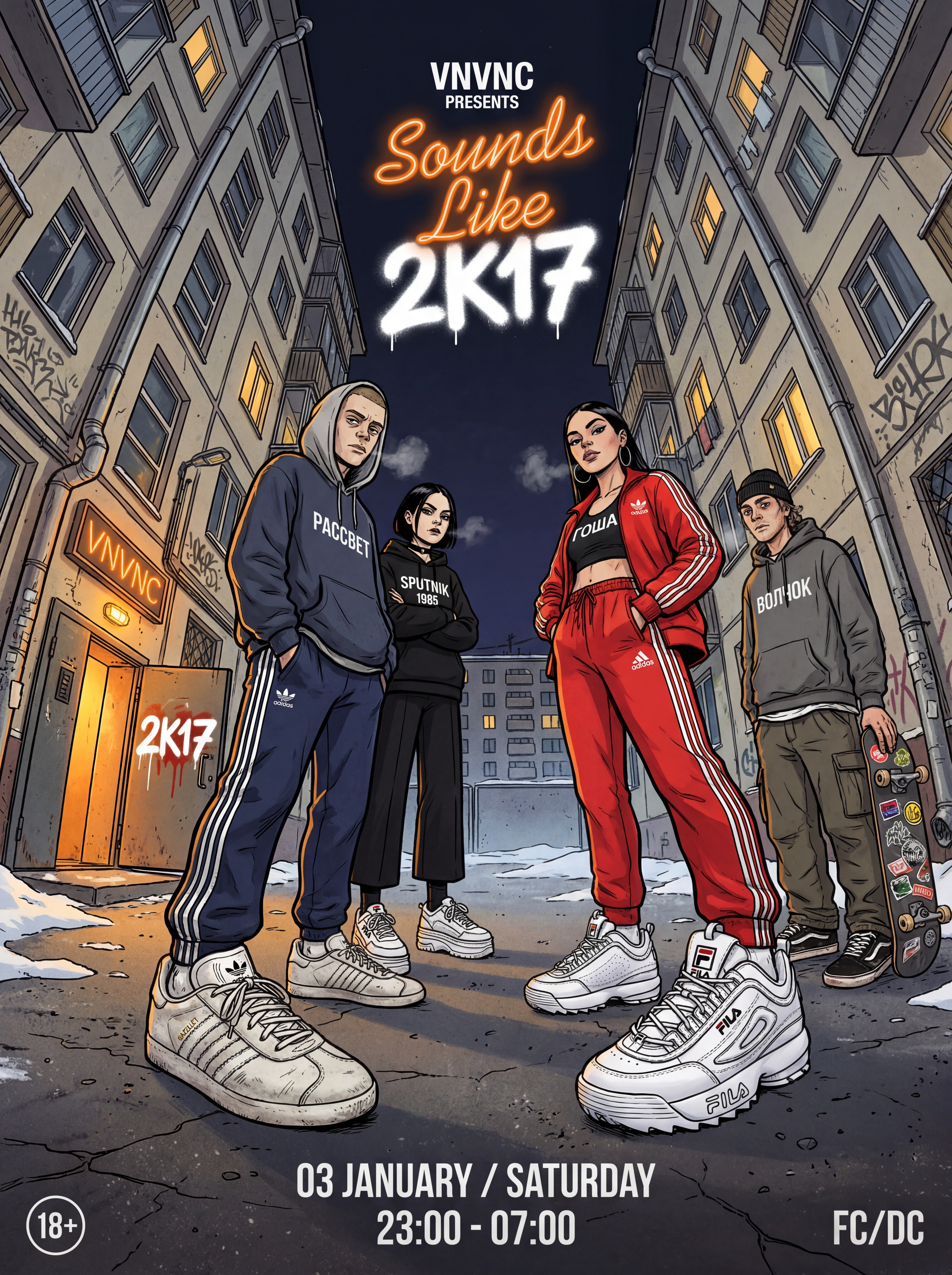 SOUNDS LIKE: 2K17 | VNVNC | 3 ЯНВАРЯ