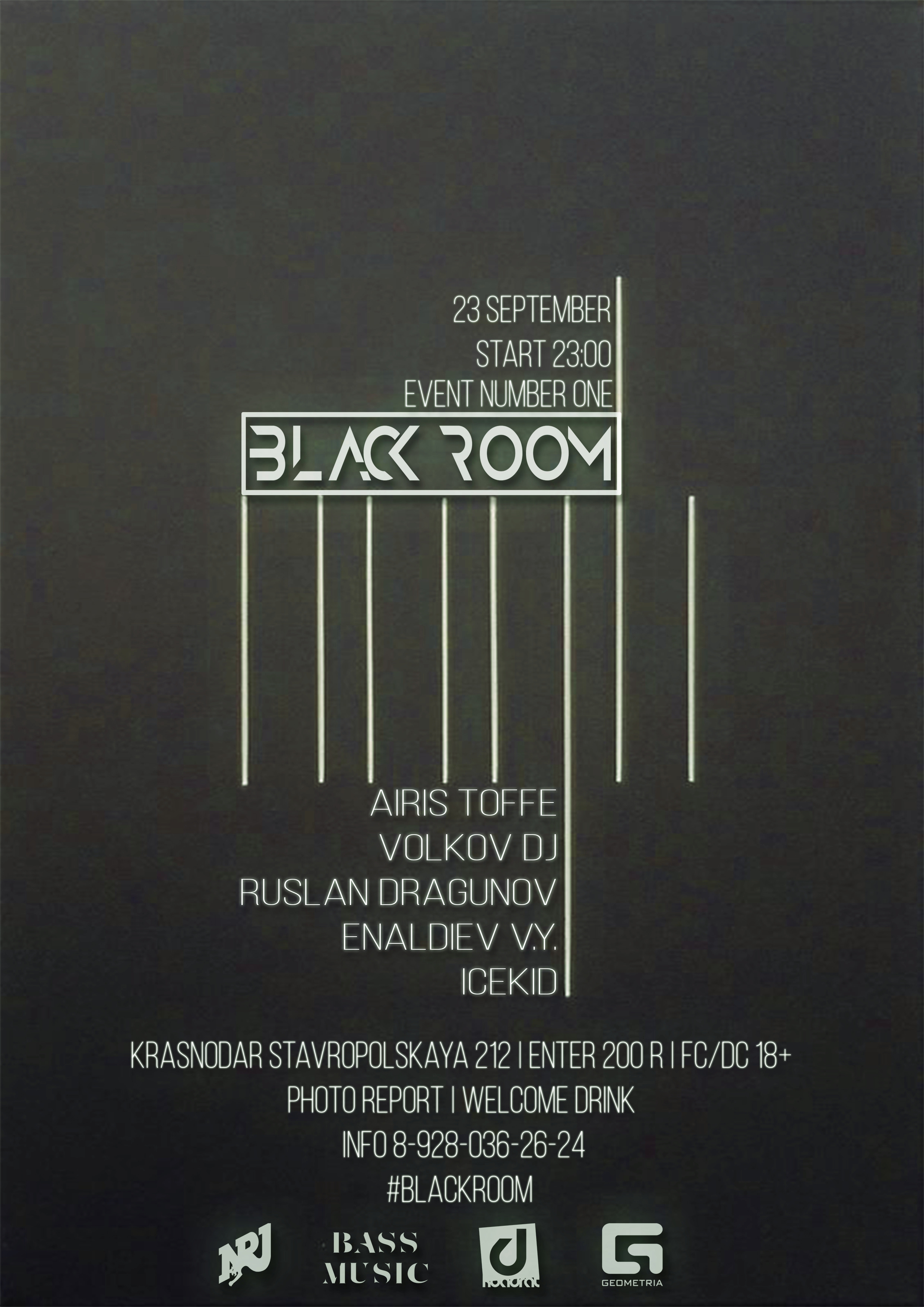 #BLACKROOM event number one