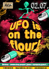 Ufo is on the flour
