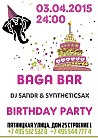 Happy Birthday Baga Bar !!! 