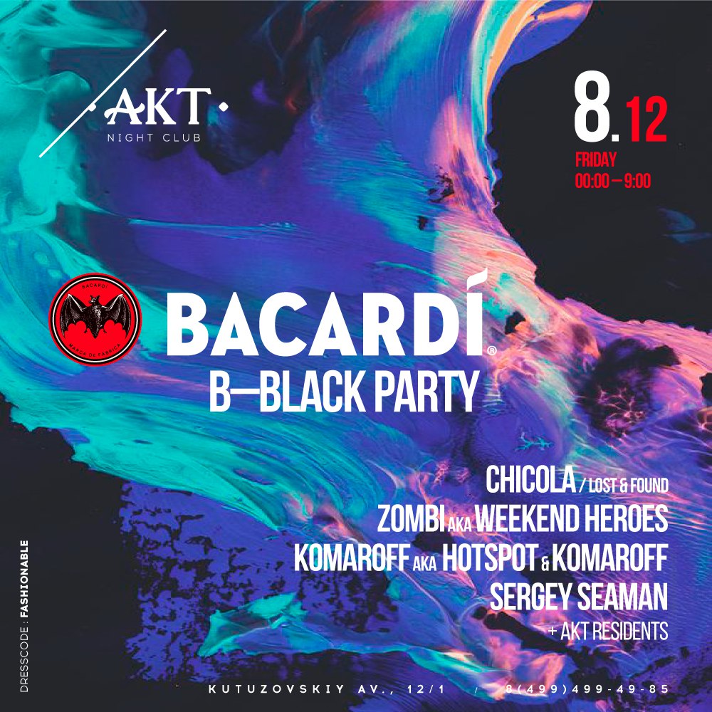 BACARDI B-BLACK PARTY