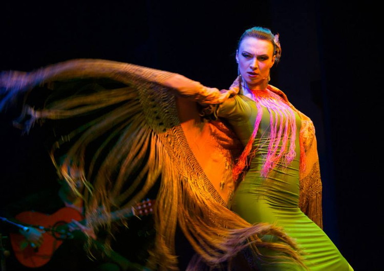 «Ночь фламенко» Maria Mandragou (Испания), Javier Malaguilla (Испания), Katerina Che Malaguilla, El Glepe