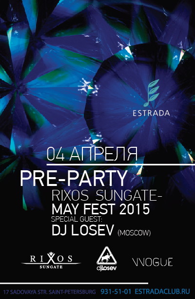 Pre-Party Rixos Sungate May Fest 2015