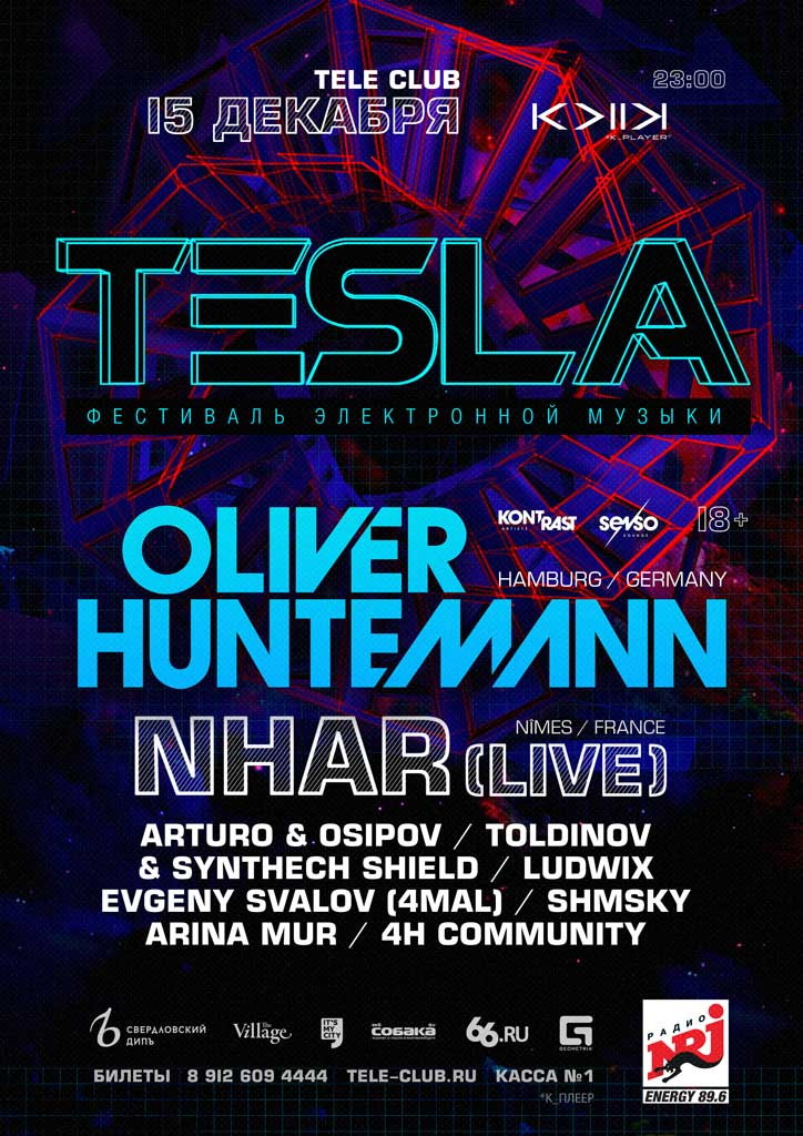 TESLA Festival — Oliver Huntemann, Nhar (Live)