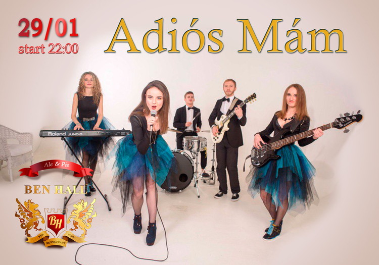 Группа "Adios Mam!" в баре Ben Hall