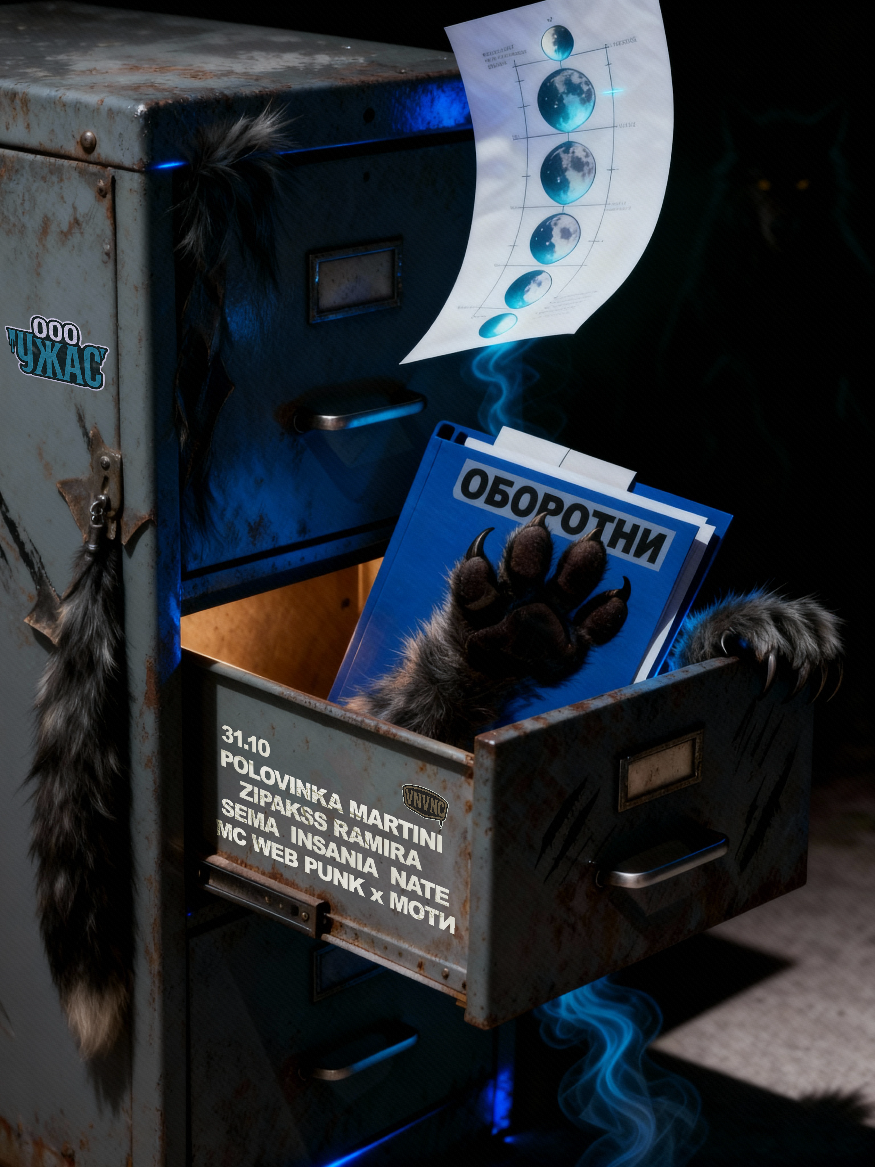 ООО «УЖАС» x WEREWOLF DAY | VNVNC | 31 ОКТЯБРЯ