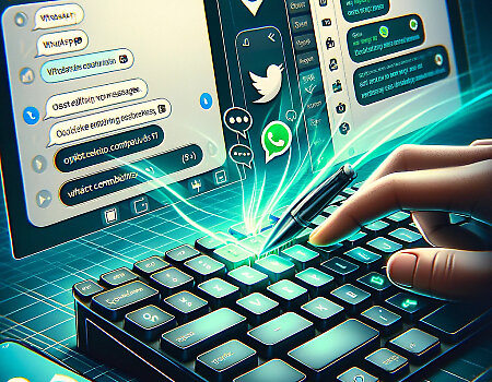 Быстрое редактирование сообщения в Telegram и WhatsApp