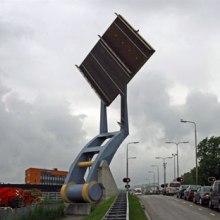 Живой мост в Нидерландах
