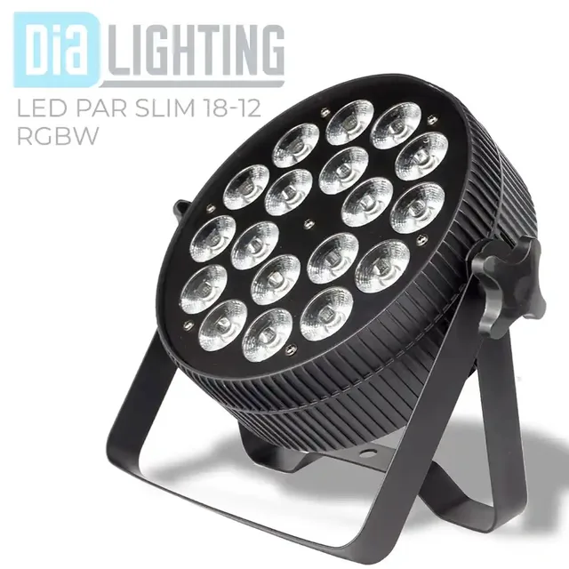DIALIGHTING Led Par Slim 18-12 RGBW