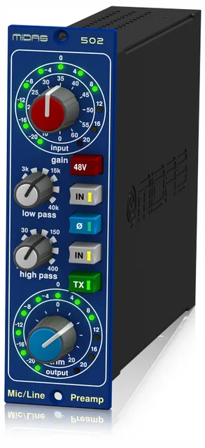 Midas MICROPHONE PREAMPLIFIER 502 V2