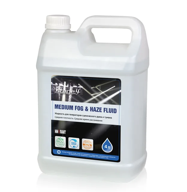 STAGE4 MEDIUM FOG & HAZE FLUID, 4L (ex. MEDIUM FOG FLUID, 4L)