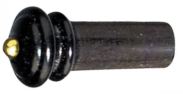 GEWA Violin End Pins Golden Ball 1/2-1/4 Ebony