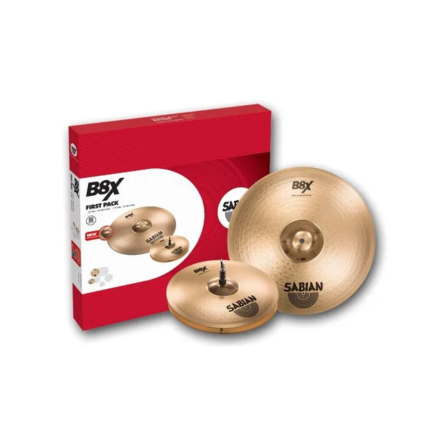 Sabian B8X First Pack (w 14" Hats)
