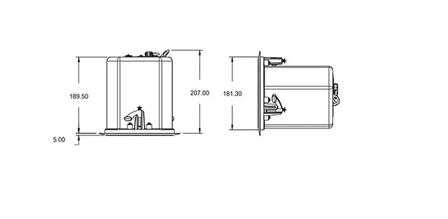 Tannoy CMS501PI BackCan