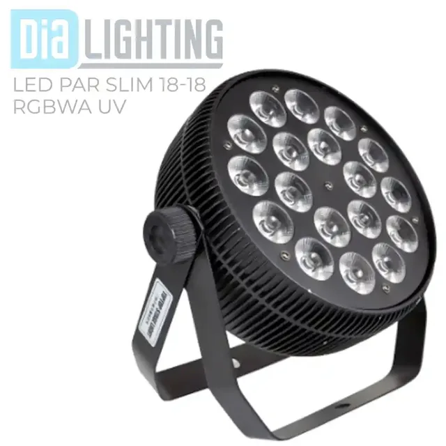 DIALIGHTING Led Par Slim 18-18 RGBWA UV