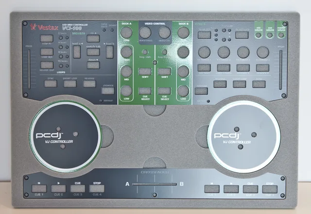 VESTAX TEMPLATE KIT FOR VCI-100 (PCDJ)